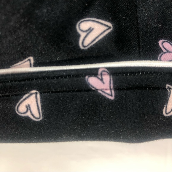 Catherine’s Intimates Pink Hearts Black Stretch Comfortable Bra Size 48DD - Picture 5 of 15